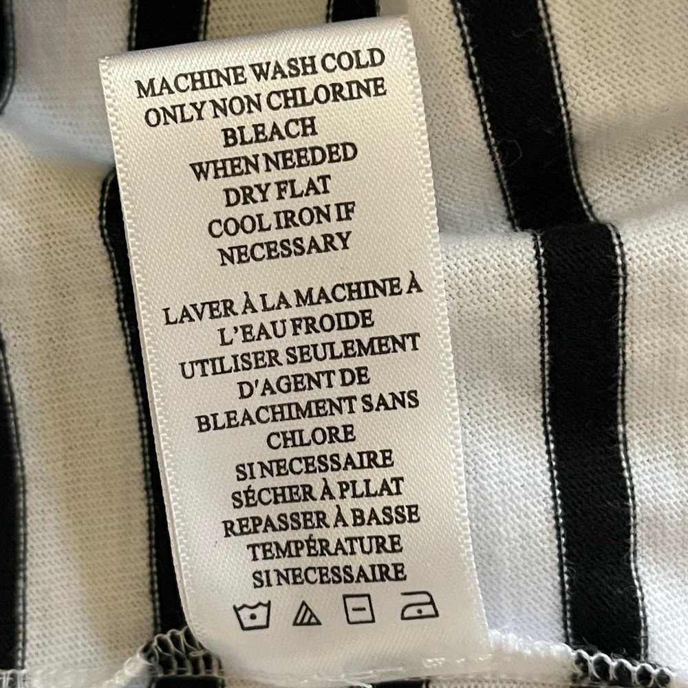 NWT A.L.C | Classic Kidman Jersey Knit Dress in Black and White Stripe | Size S - Picture 12 of 12